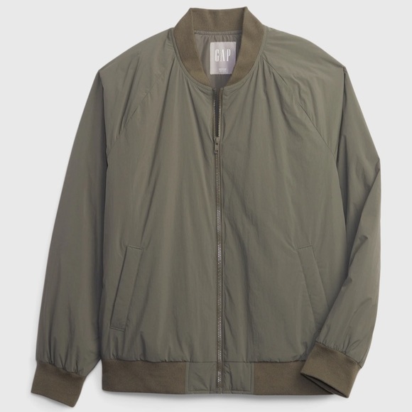 NWOT Gap Bomber “Flight” Jacket with quilted lining - Picture 2 of 6